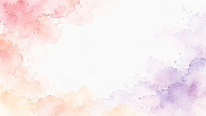 桜色とラベンダーの水彩背景